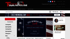 What Tacklewarehouse.com website looked like in 2022 (1 year ago)