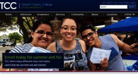 What Tccd.edu website looked like in 2022 (3 years ago)