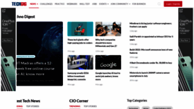 What Techgig.com website looked like in 2022 (1 year ago)