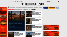 What Thehindu.com website looked like in 2022 (1 year ago)