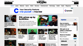 What Thenews.com.pk website looked like in 2022 (1 year ago)