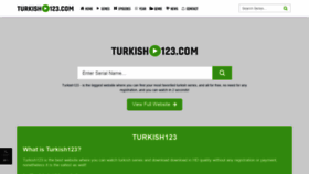 What Turkish123.cc website looked like in 2022 (1 year ago)