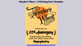 What Thrasherswheat.org website looked like in 2022 (1 year ago)