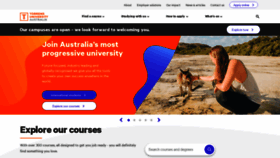 What Torrens.edu.au website looked like in 2022 (1 year ago)