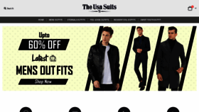 What Theusasuits.com website looked like in 2022 (1 year ago)