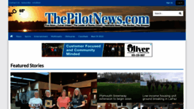 What Thepilotnews.com website looked like in 2022 (1 year ago)