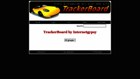 What Trackerboard.com website looked like in 2022 (1 year ago)