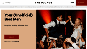 What Theplunge.com website looked like in 2022 (1 year ago)