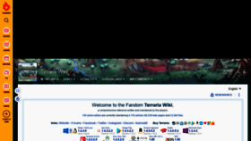 What Terraria.fandom.com website looked like in 2022 (1 year ago)