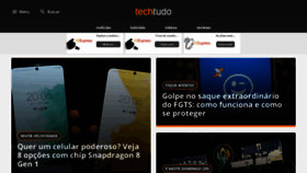 What Techtudo.com.br website looked like in 2022 (1 year ago)