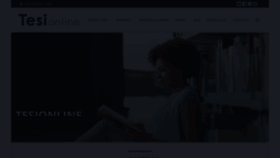 What Tesionline.it website looked like in 2022 (4 years ago)