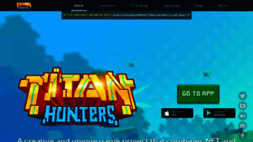 What Titanhunters.io website looked like in 2022 (1 year ago)