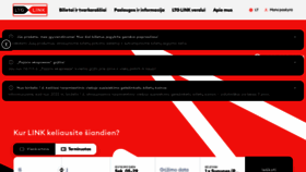What Traukiniobilietas.lt website looked like in 2022 (1 year ago)