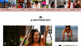 What Themotherchic.com website looked like in 2022 (1 year ago)