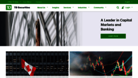 What Tdsecurities.com website looked like in 2022 (1 year ago)