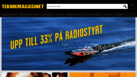 What Teknikmagasinet.se website looked like in 2022 (1 year ago)