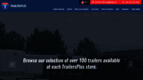 What Trailersplus.com website looked like in 2022 (1 year ago)
