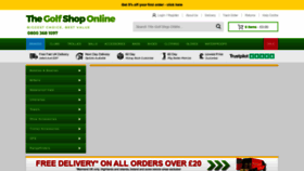 What Thegolfshoponline.co.uk website looked like in 2022 (1 year ago)