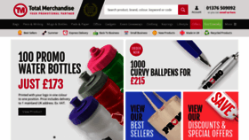 What Totalmerchandise.co.uk website looked like in 2022 (1 year ago)