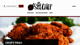 What Thestayathomechef.com website looked like in 2022 (1 year ago)