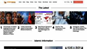 What Theislamicinformation.com website looked like in 2022 (1 year ago)