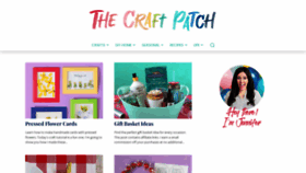 What Thecraftpatchblog.com website looked like in 2022 (1 year ago)