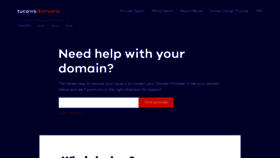 What Tucowsdomains.com website looked like in 2022 (1 year ago)