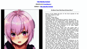 What Thiswaifudoesnotexist.net website looked like in 2022 (1 year ago)