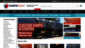 What Tarpsnow.com website looked like in 2022 (1 year ago)