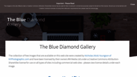 What Thebluediamondgallery.com website looked like in 2022 (1 year ago)