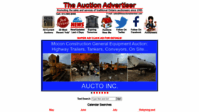 What Theauctionadvertiser.com website looked like in 2022 (1 year ago)