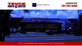 What Truckpartscenterpr.com website looked like in 2022 (1 year ago)