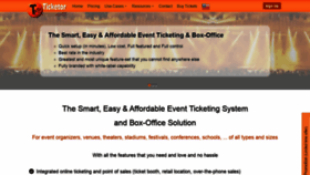 What Ticketor.com website looked like in 2022 (1 year ago)