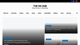 What Thehkhub.com website looked like in 2022 (1 year ago)