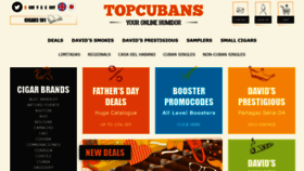 What Topcubans.com website looked like in 2022 (1 year ago)