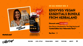 What Theedgyveg.com website looked like in 2022 (1 year ago)