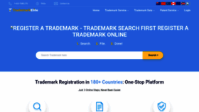 What Trademarkelite.com website looked like in 2022 (1 year ago)