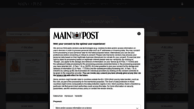 What Trauer.mainpost.de website looked like in 2022 (1 year ago)