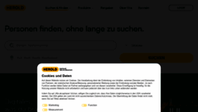 What Telefonbuch.at website looked like in 2022 (1 year ago)