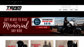 What Teammotorcycle.com website looked like in 2022 (1 year ago)