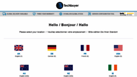What Techbuyer.com website looked like in 2022 (1 year ago)