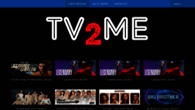 What Tv2me.net website looked like in 2022 (1 year ago)