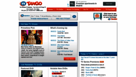 What Tvtango.com website looked like in 2022 (1 year ago)