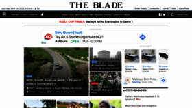 What Toledoblade.com website looked like in 2022 (1 year ago)