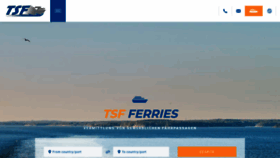 What Tsf-ferries.com website looked like in 2022 (1 year ago)