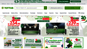 What Tottus.com.pe website looked like in 2022 (1 year ago)