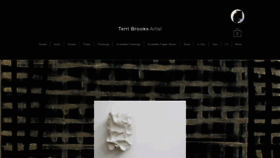 What Terri-brooks-artist.com website looked like in 2022 (1 year ago)