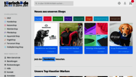 What Tiierisch.de website looked like in 2022 (1 year ago)