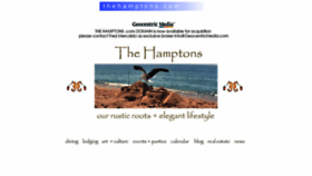 What Thehamptons.com website looked like in 2022 (1 year ago)