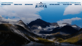 What Travelalaska.com website looked like in 2022 (1 year ago)